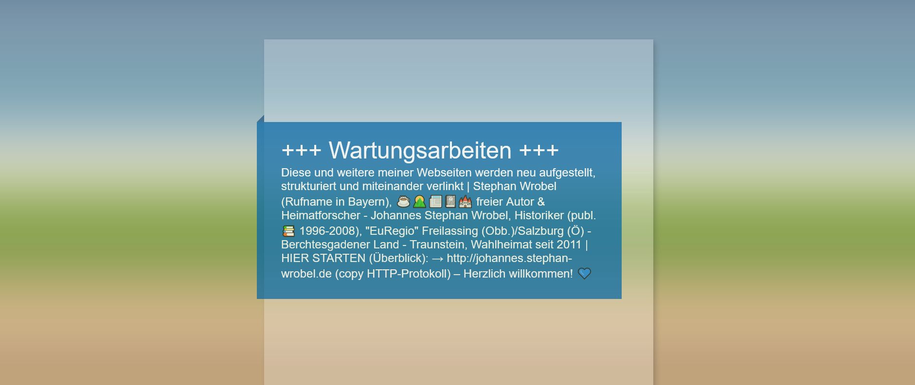 Wartungsarbeiten